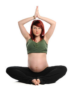孕妇练习瑜伽