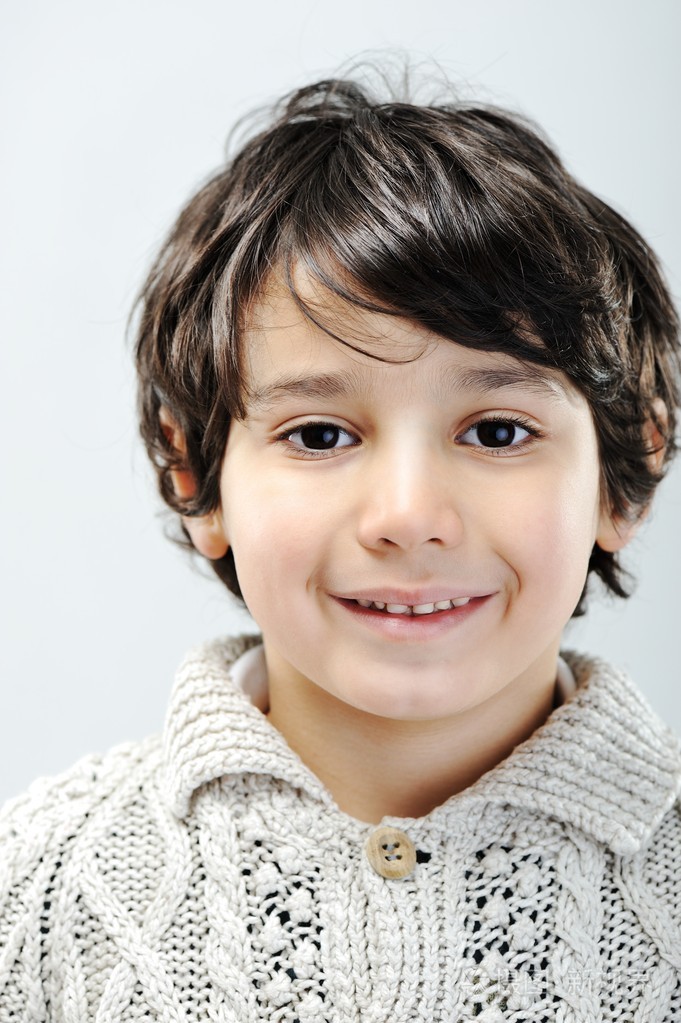 孩子的特写肖像