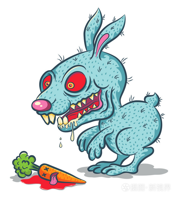 兔子咬人漫画图片