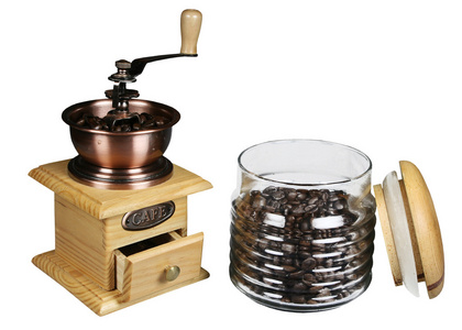 木制咖啡研磨机