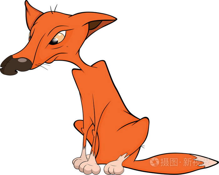 红狐狸卡通