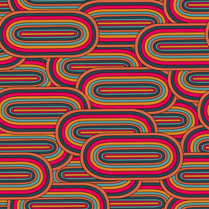 无缝大椭圆形图案复古风格照片