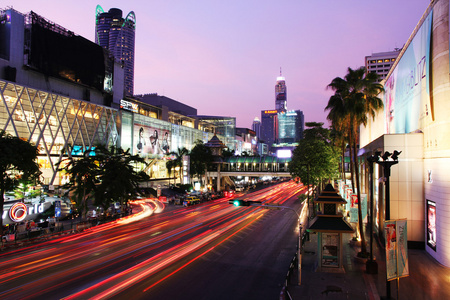 曼谷城市夜生活图片