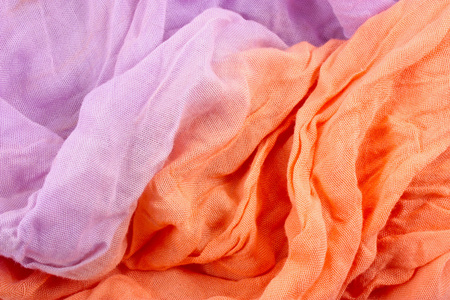 紫和杏纺织抽象波浪背景