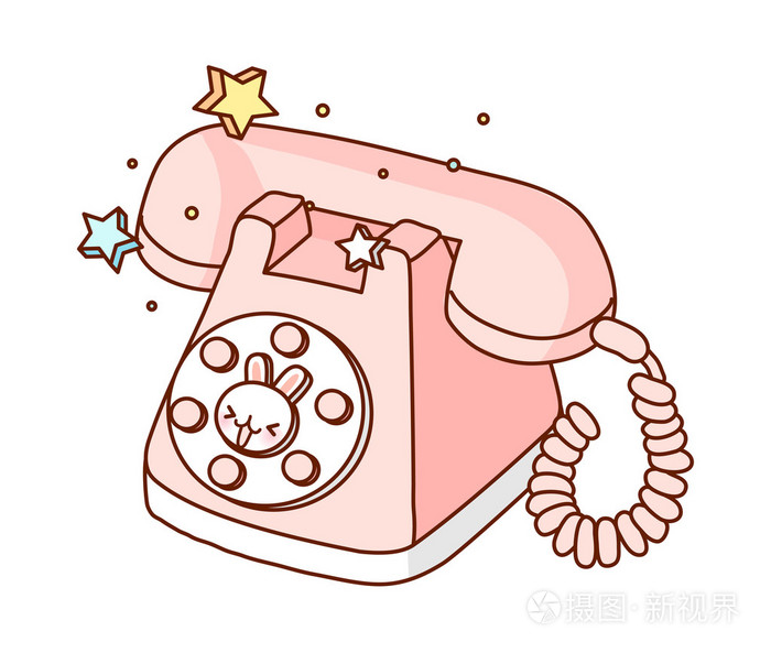 粉红色的电话