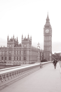 大笨钟和国会大厦西敏寺伦敦