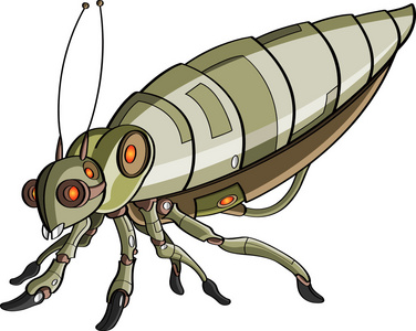 卡通机器人昆虫图片
