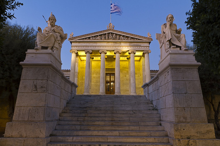 希腊雅典学院照片