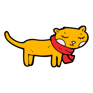 快乐的姜猫卡通