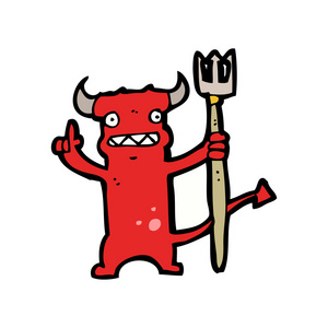 小恶魔卡通图片