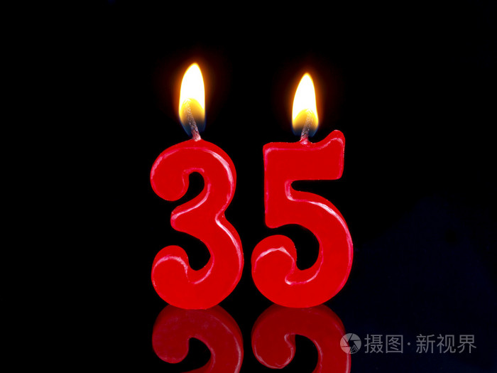 显示nr的生日蜡烛35