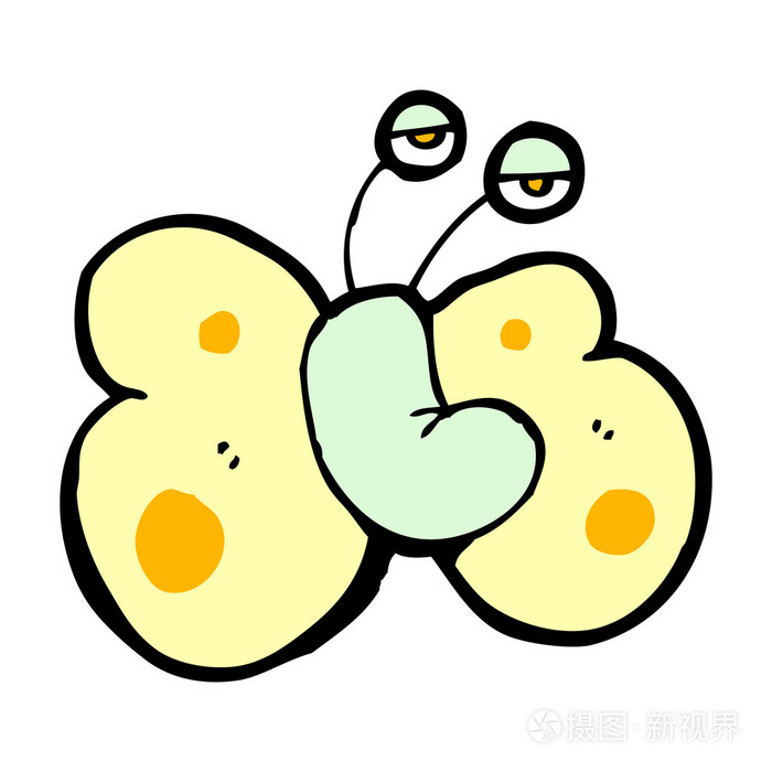 搞笑蝴蝶卡通