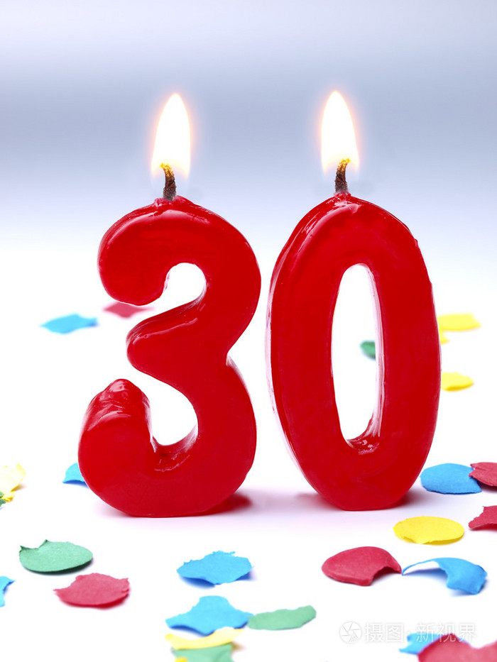 显示nr的生日蜡烛30