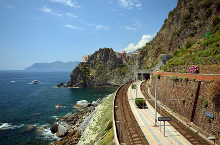 列车站 manarola