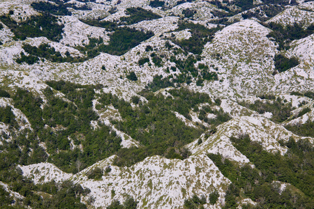 在山区 biokovo 自然公园山顶