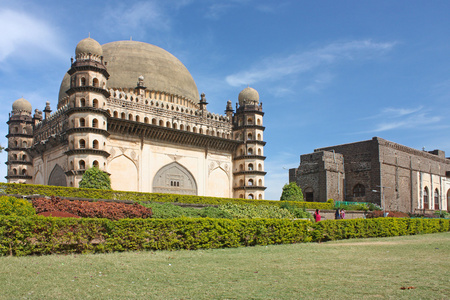 golgumbaz，在比贾布尔 卡纳塔克 印度莫卧儿王朝陵墓