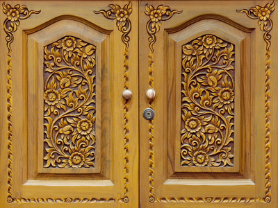 实木雕花门系列照片