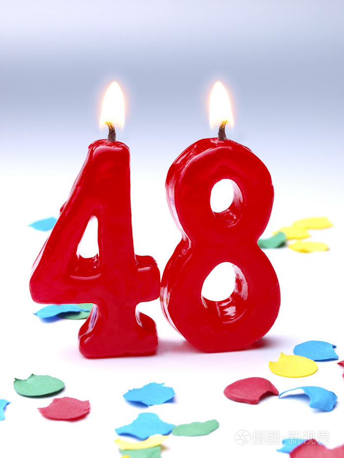 显示nr的生日蜡烛48