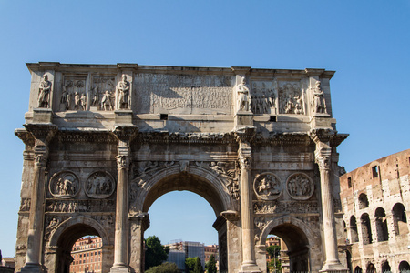 在罗马，罗马废墟论坛