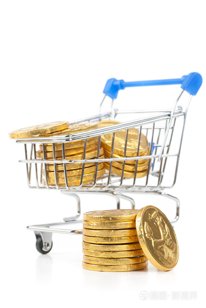 购物车中的金币