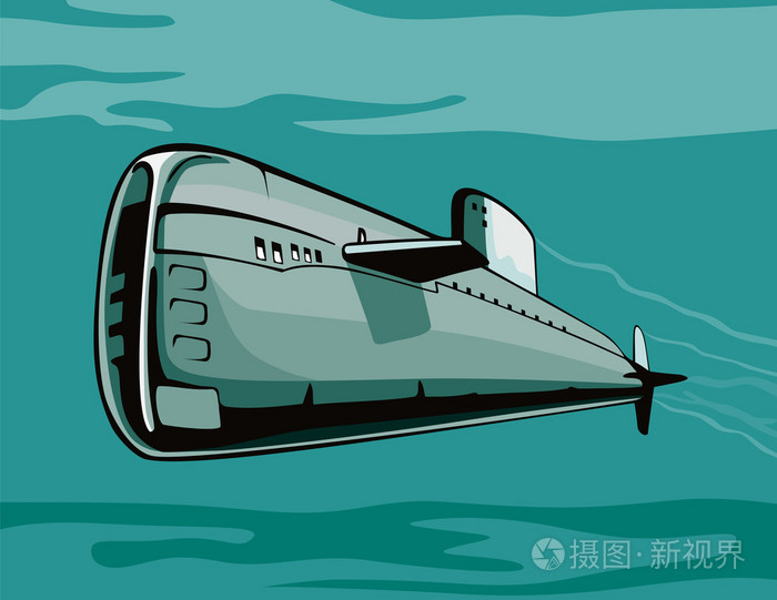 潜艇船复古