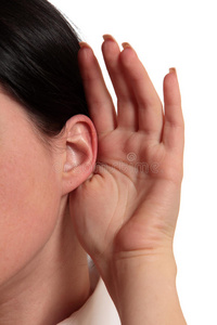 usb电话女人说,女人听八卦用大耳朵倾听的人