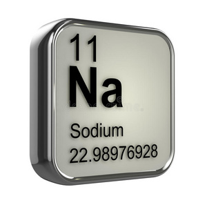 钠分子三维钠元素照片