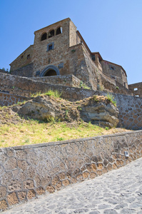 civita di bagnoregio 的视图。拉齐奥。意大利