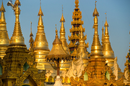 shwedagon 帕亚，仰光缅甸