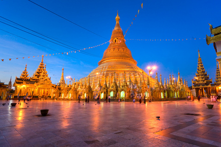 shwedagon 帕亚，仰光缅甸