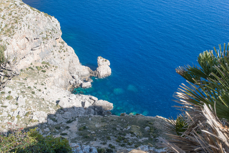 开普 formentor 在马略卡岛海岸