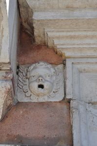 在威尼斯，意大利古代面具