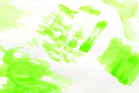 绿色水彩抽象手绘背景