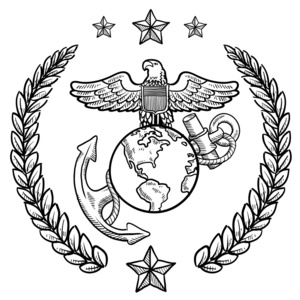 我们海军陆战队军事徽章