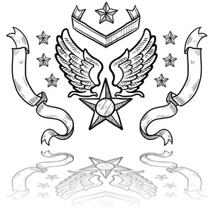 我们空军军徽照片