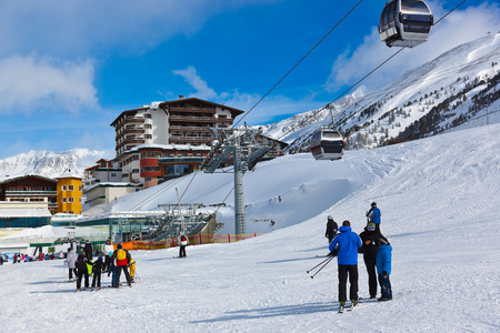 山滑雪度假村 obergurgl 奥地利