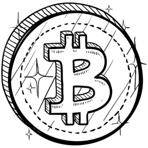比特币数字货币符号硬币图片