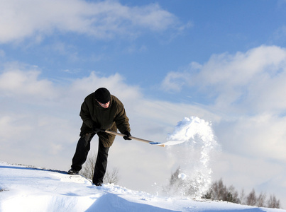 除手动雪