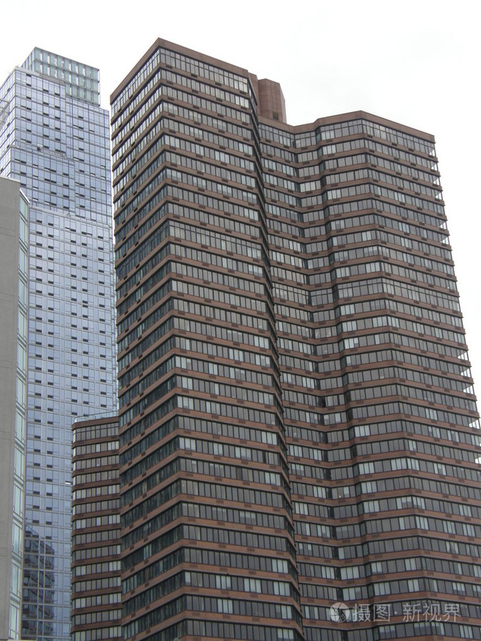 在纽约的摩天大楼