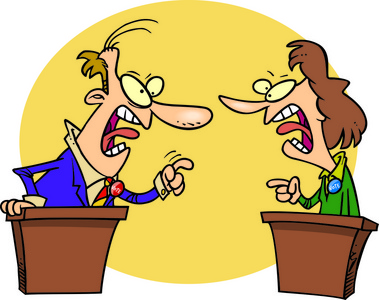 卡通军人辩论卡通政治辩论照片