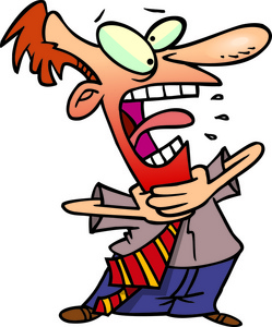 卡通人窒息照片