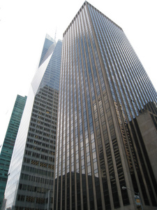 在纽约的摩天大楼