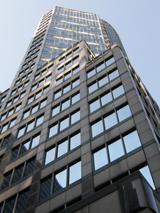 在纽约城的摩天大楼