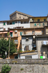 索里亚诺 nel 奇米诺的全景视图。拉齐奥。意大利