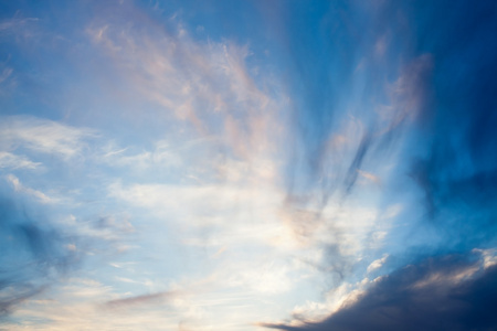 落日的天空背景