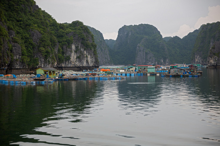 浮动的渔村