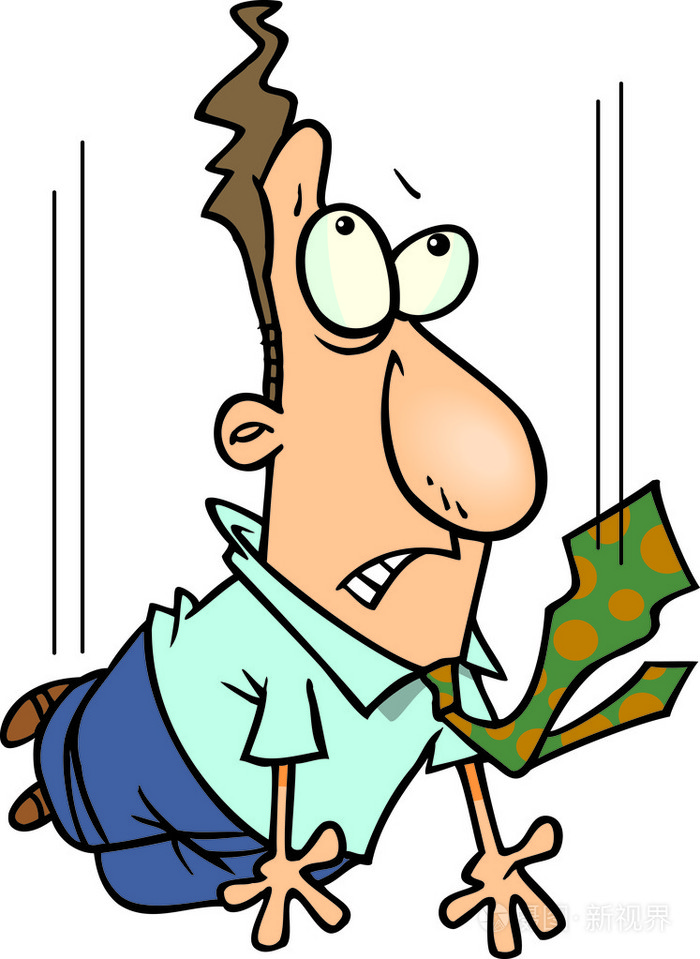 卡通商务自由落体