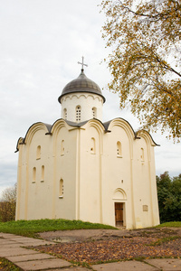 圣乔治大教堂。堡垒旧拉多加俄罗斯