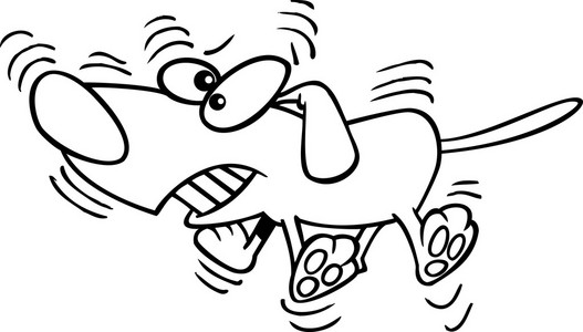 狗的尾巴卡通尾巴摇狗照片