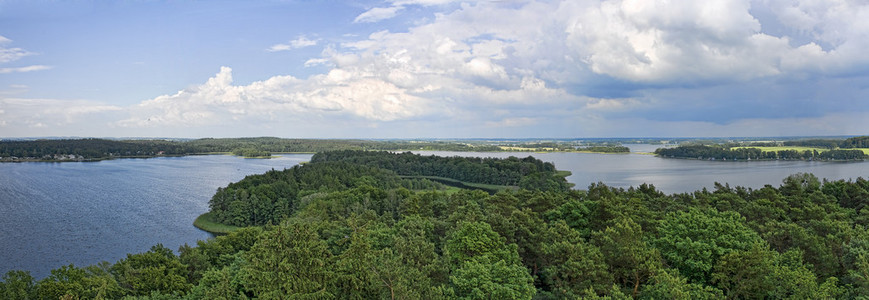 天目湖全景图片